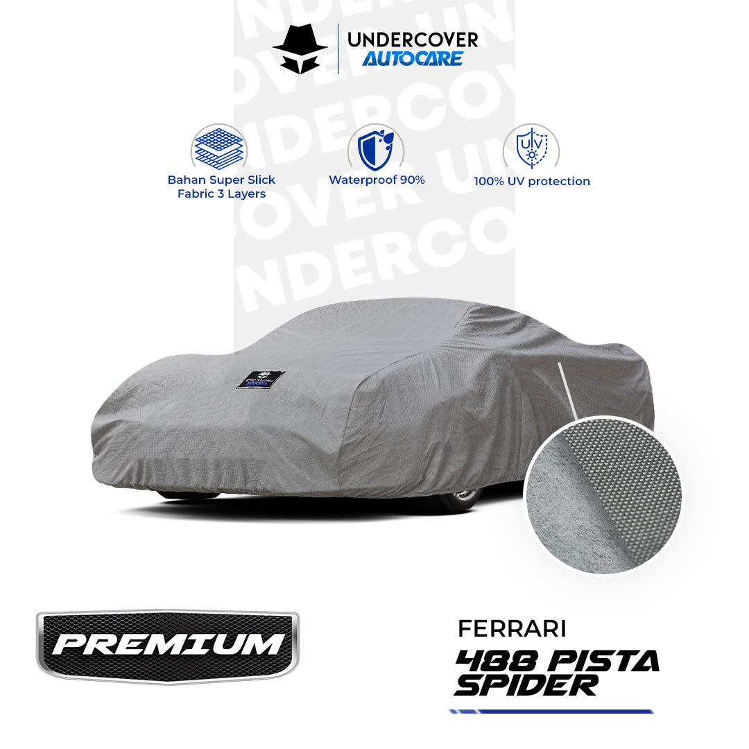 Cover Mobil Ferrari 488 Pista Spider Premium