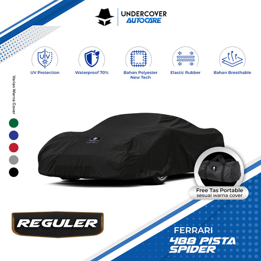 Cover Mobil Ferrari 488 Pista Spider Reguler