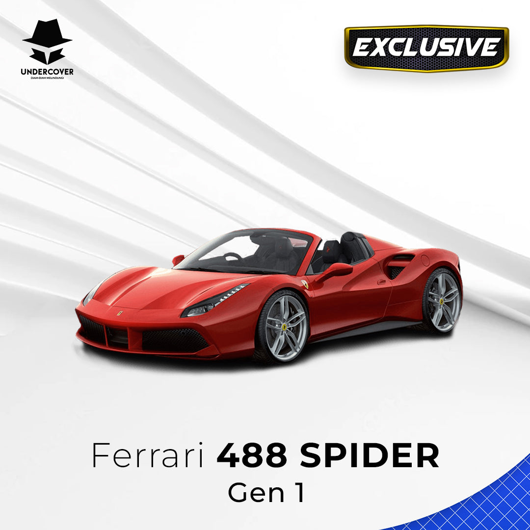Cover Mobil Ferrari 488 Spider Exclusive