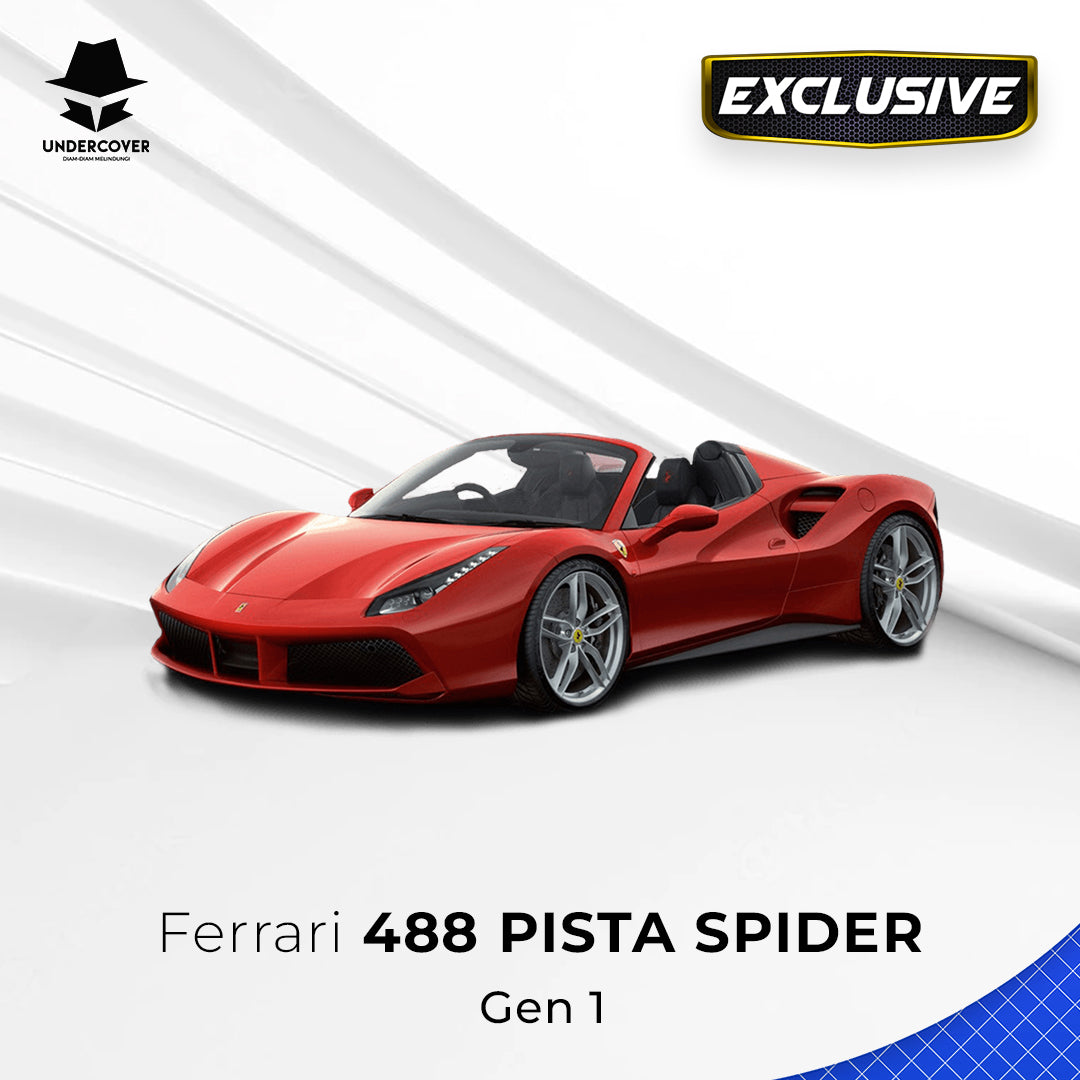 Cover Mobil Ferrari 488 Pista Spider Exclusive