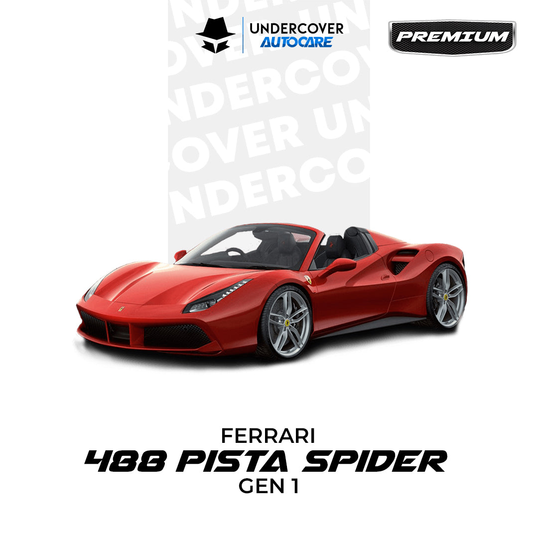 Cover Mobil Ferrari 488 Pista Spider Premium